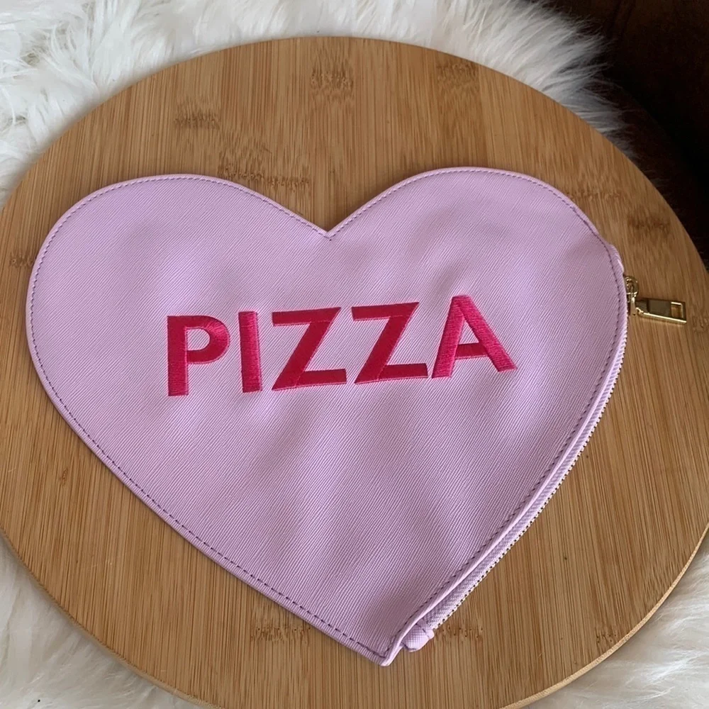 Studio DIY | Can’t Clutch This Heart Candy Pizza No Keychain Clutch NWOT